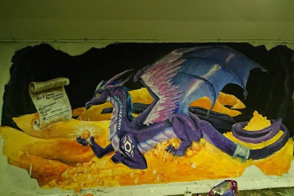 Pen and Paper Roleplaying Society Mural